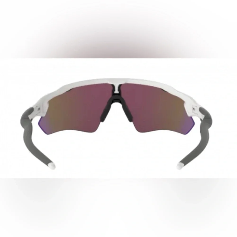 Oakley White and Blue Sports Sunglasses
